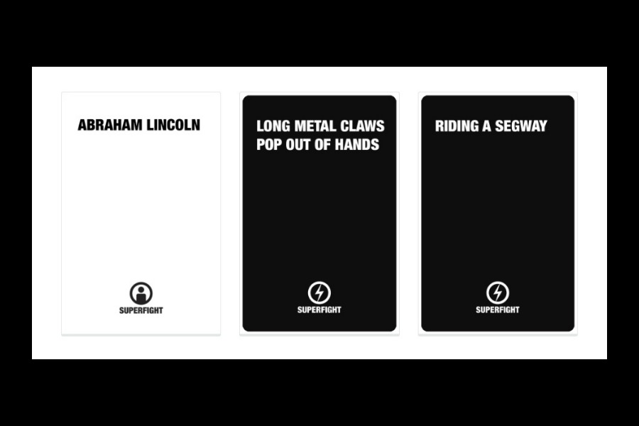 Superfight: The perfect game for people who love to argue. i.e. Families!
