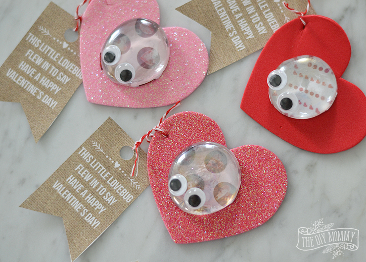 BFF-worthy Valentine's crafts for kids: Valentine love bugs | The DIY Mommy