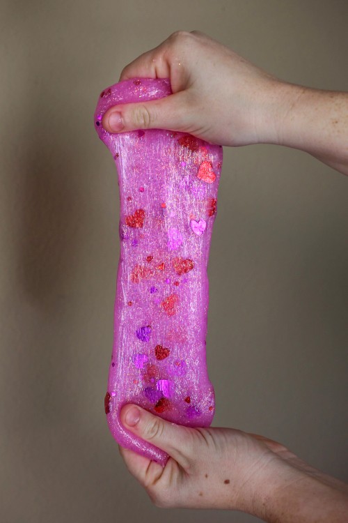 BFF-worthy Valentine's crafts for kids: Valentine's Day slime | The Nerd's Wife