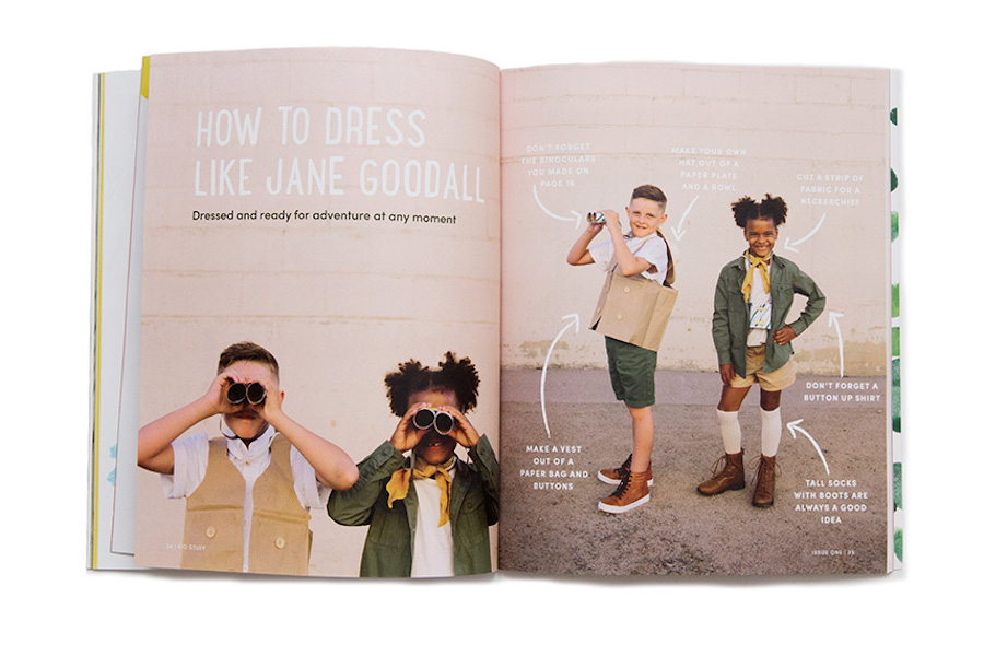 A new magazine inspiring kids to do more than find a new lipstick color.