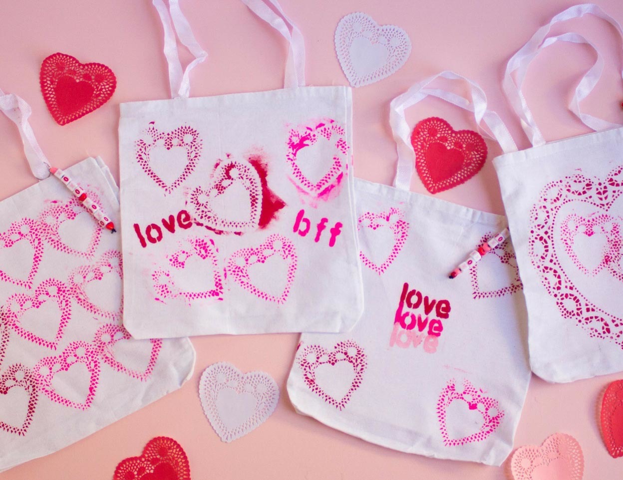 BFF-worthy Valentine's crafts for kids: BFF Valentine's tote | Fun 365