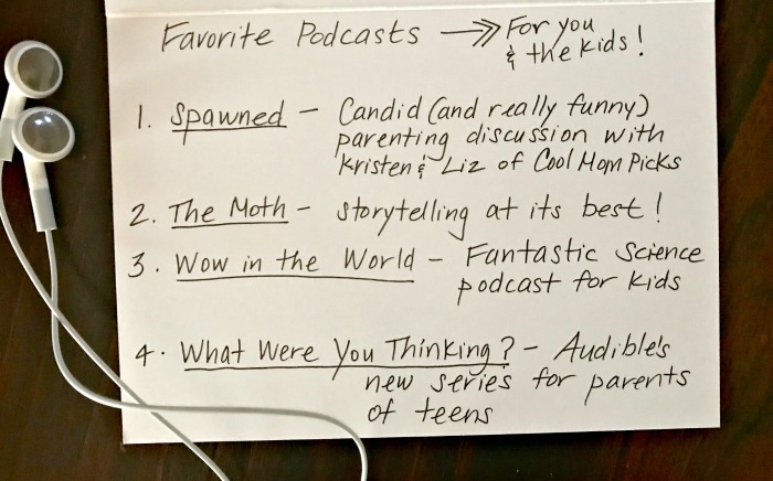 Favorite things gift box idea | a list of your favorite podcasts