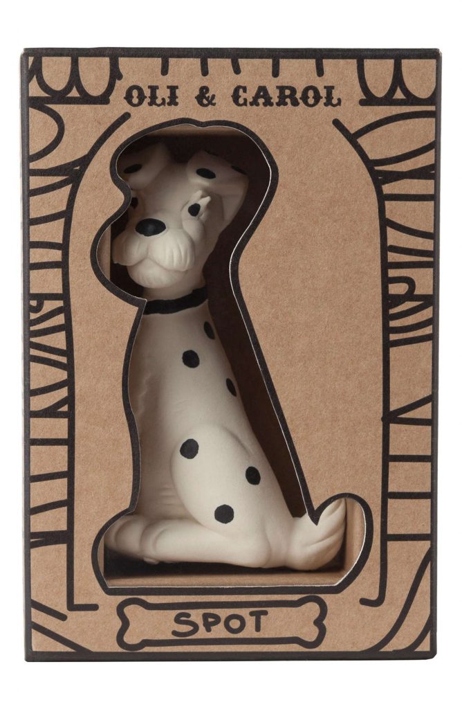 Year of the Dog baby gifts: Oli and Carol spot the dog vintage dalmation teething toy