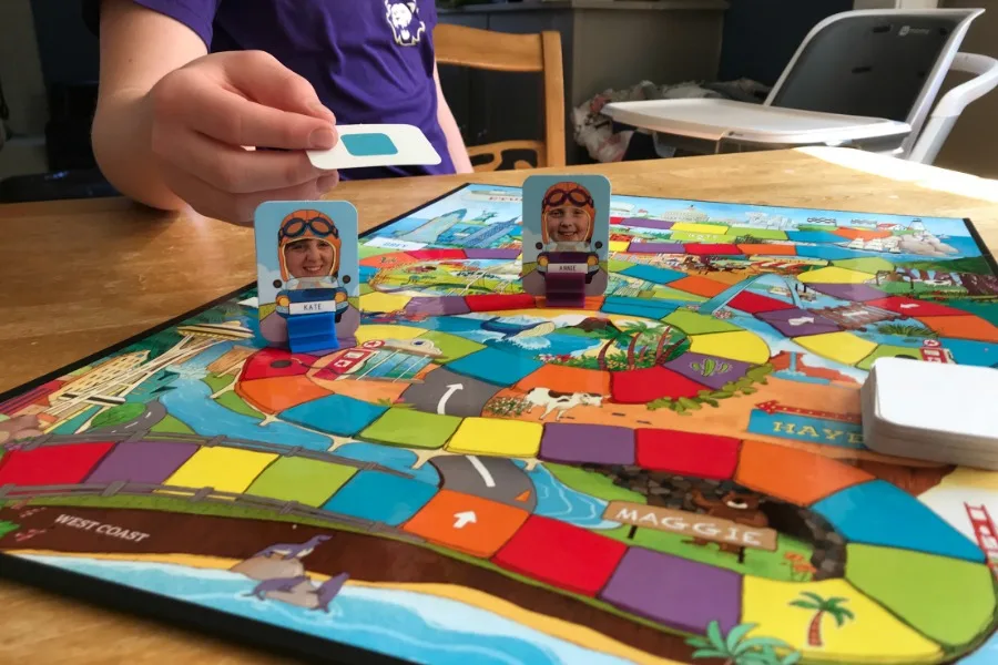 Personalized board game for kids with their faces as pieces! | Cool Mom Picks