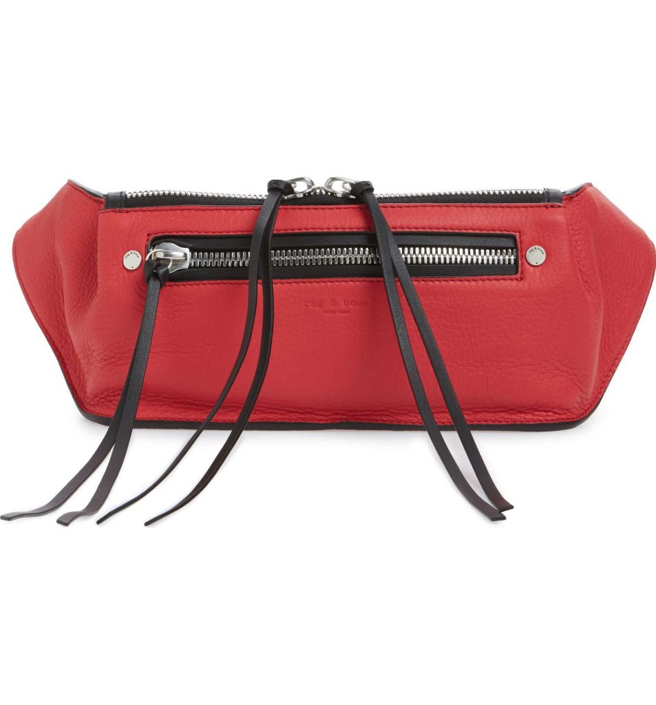 Hot belt bags for 2018: Rag & Bone's Large Ellis Leather Belt Bag. It's like a fanny pack!