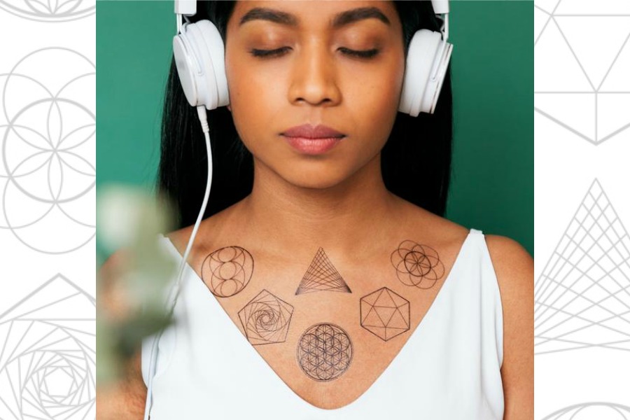 How these new temporary tattoos can be part of a self-care routine. For real.