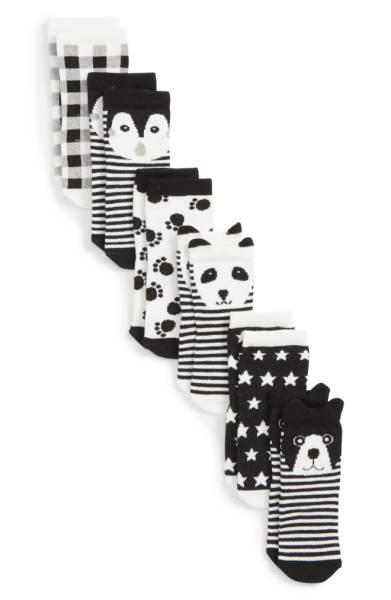 Black and white baby gifts: Black and white creature socks | Nordstrom