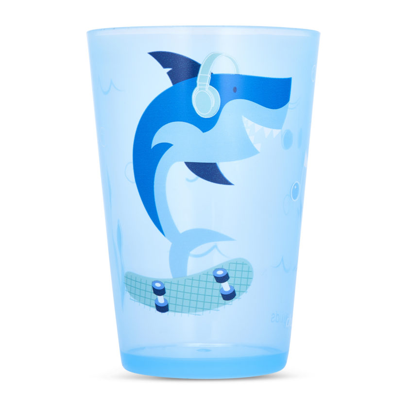 Cheeky Kids shark tumbler is a favorite! And each purchase buys a meal for a hungry child