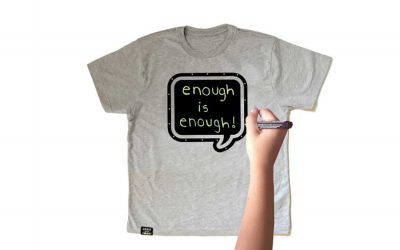 How these chalkboard t-shirts are encouraging kids’ creativity – and their activism.