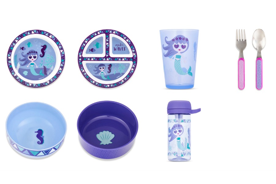 Cheeky Kids mermaid mealtime sets by Ayesha Curry: Each purchase feeds one hungry child