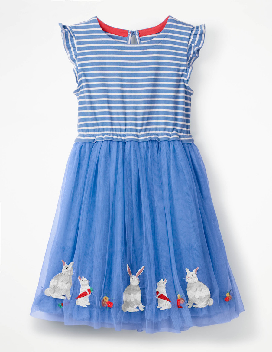 Versatile Spring dresses for kids: Bunnies dress at Boden