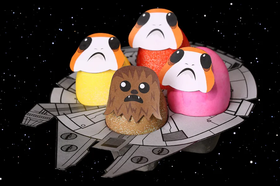 Easter egg decorating printables: Star Wars egg printables at Fun. com