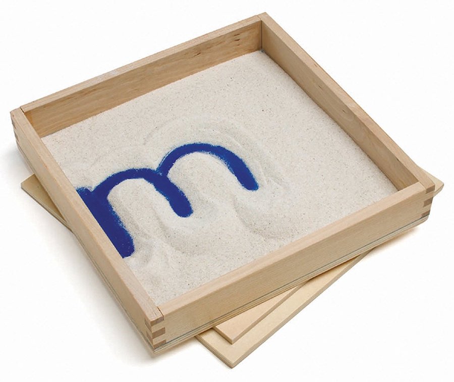 Handwriting help for kids: Sand writing box