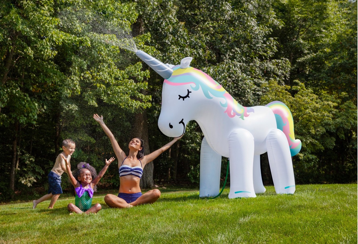 4 ginormous inflatable sprinklers that are making us desperate for summer.