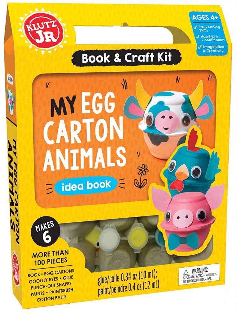 Non-candy Easter basket gifts: Klutz egg carton animal craft kit