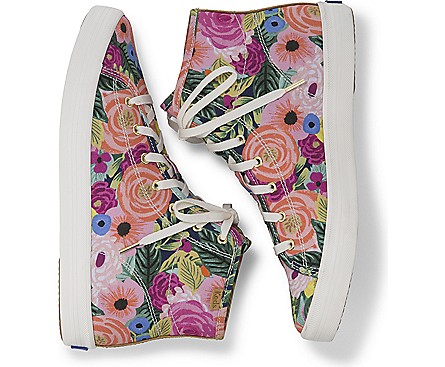 Rifle paper Juliet Floral high top Keds for spring