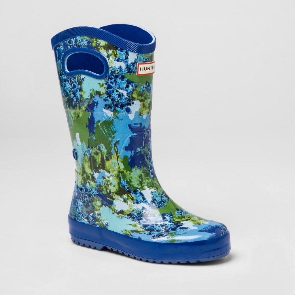 Hunter for Target Hunter boots for kids in abstract print, just $30!