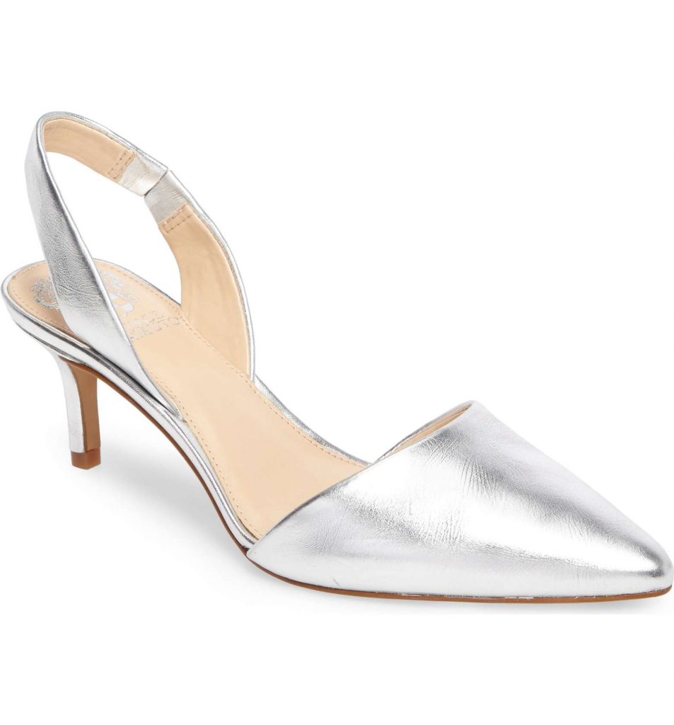 Spring fashion trend: Kitten heels and pointy toes. These shoes: Vince Camuto | Cool Mom Picks