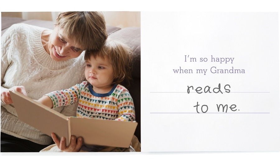 Cool Mother's Day gifts for grandma: Kids fill in the prompts in this sweet, affordable "All About My Grandmother" photo book