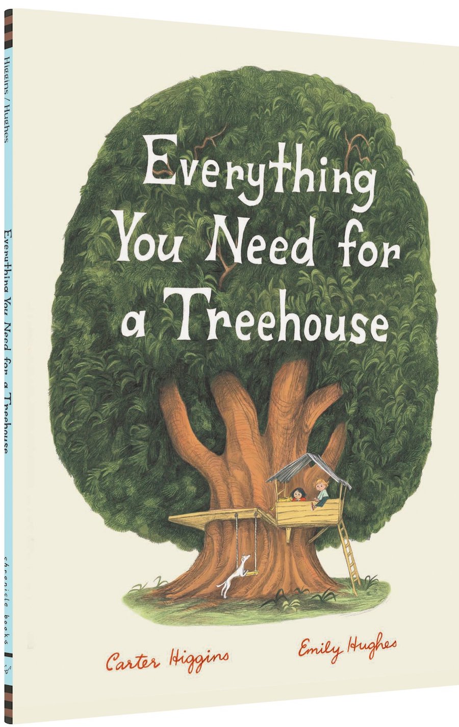 Great books about the environment for kids: Everything You Need for a Treehouse by Carter Higgins and Emily Hughes