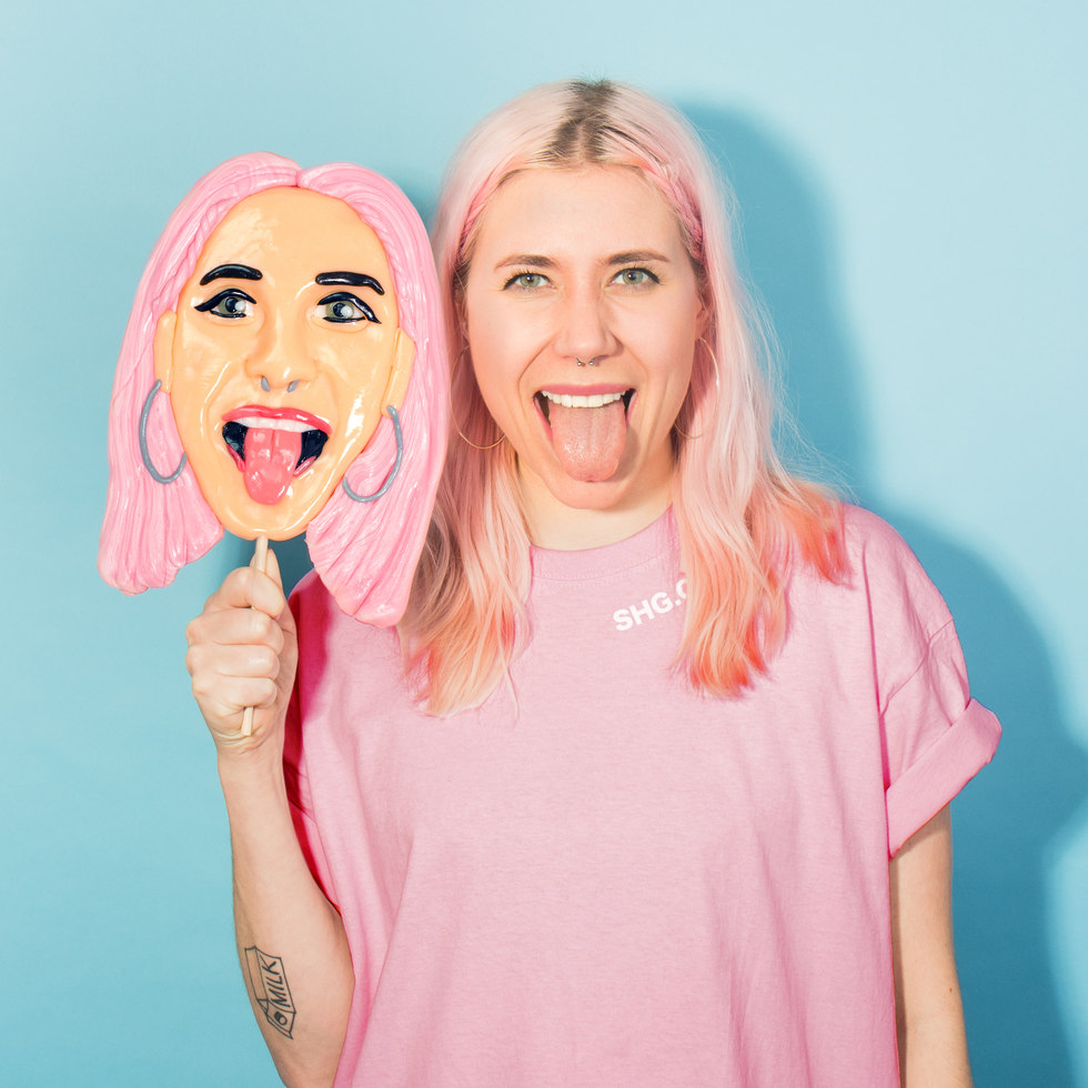 Personalized Mother's Day gifts :Personalized Face Licker Lollipop | Firebox