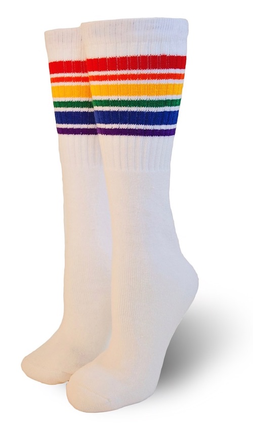 Kids' rainbow clothing: Socks by Pride Socks