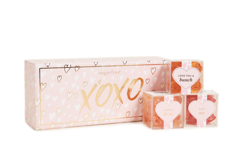 Mother's Day gift ideas for stepmothers and mothers in law: Xoxo custom candy bento from Sugarfina