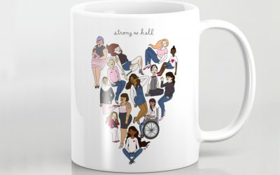 This illustrator makes the most perfect Mother’s Day gifts for strong moms.