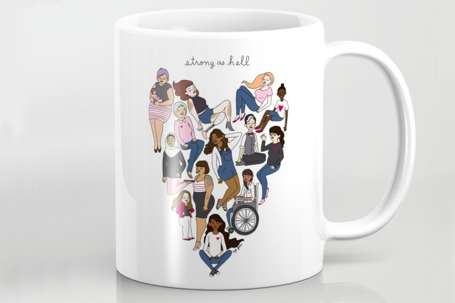 This illustrator makes the most perfect Mother’s Day gifts for strong moms.