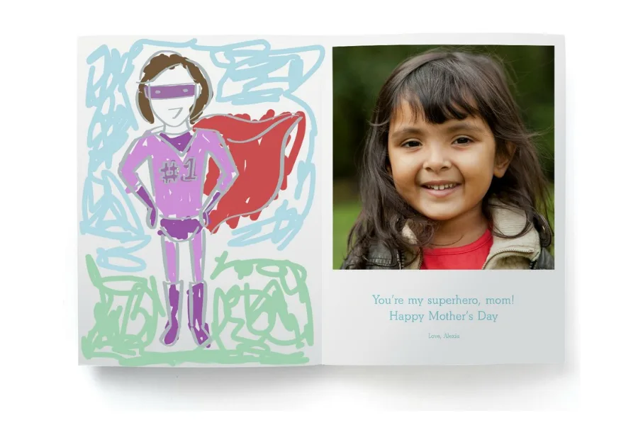 Mother's Day Gift Guide 2018: The most creative personalized Mother's Day gifts include this Superhero Mother's Day card from Pinhole Press | Cool Mom Picks