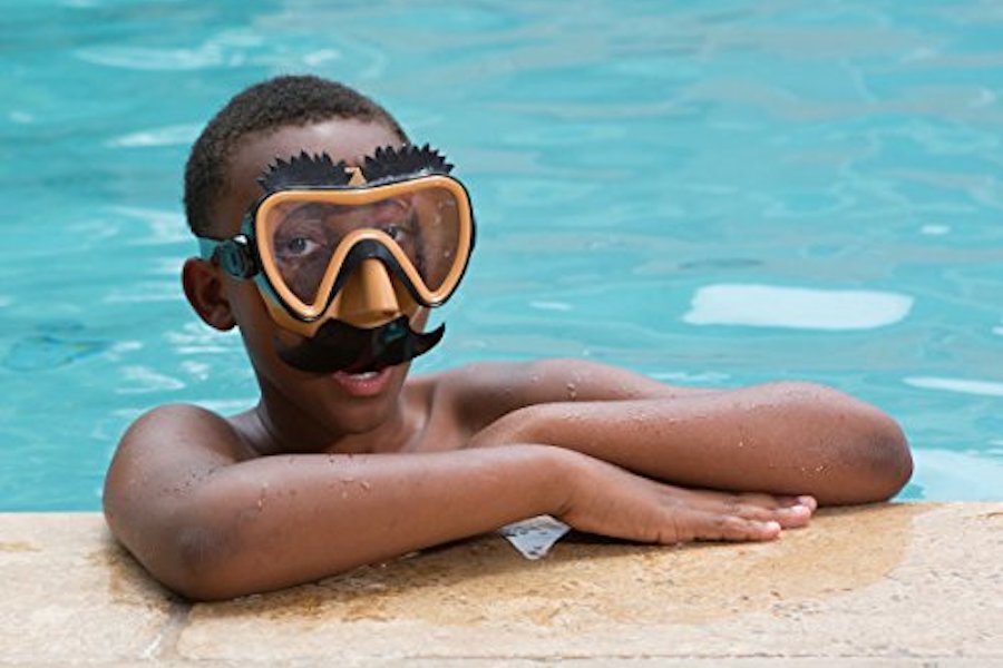 These silly swim masks are going to be the talk of the pool this summer.
