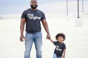 The best daddy and me tees for Father's Day: Original/Remix tees from KaAns on Etsy
