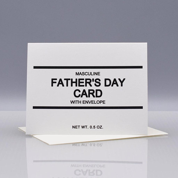 Generic Masculine Father's Day card | Seas and Peas