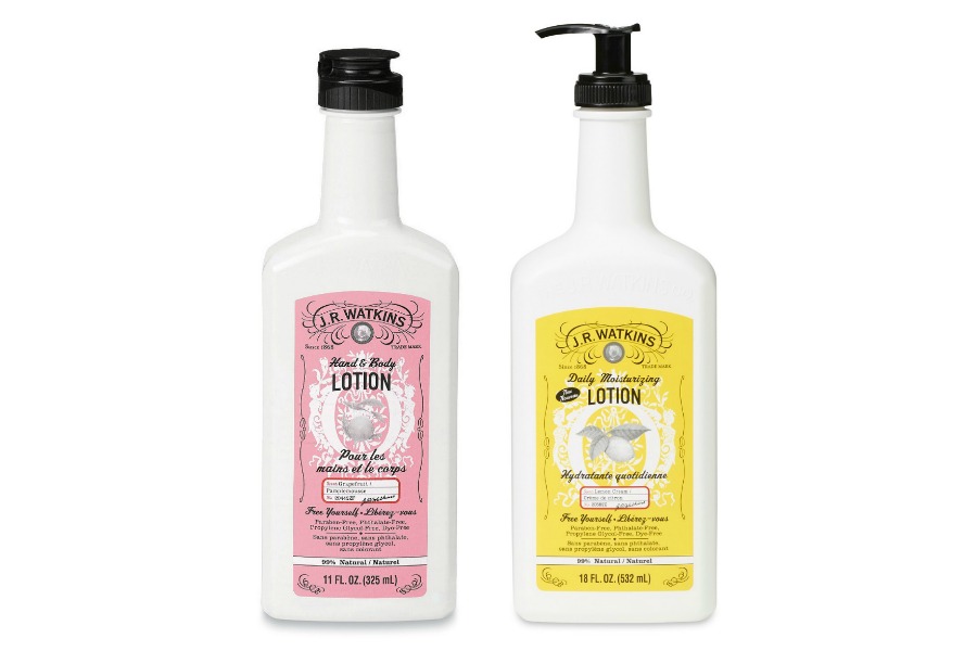 J. R. Watkins Hand and Body Lotion: A favorite drugstore brand for extra moisturizing for dry summer skin
