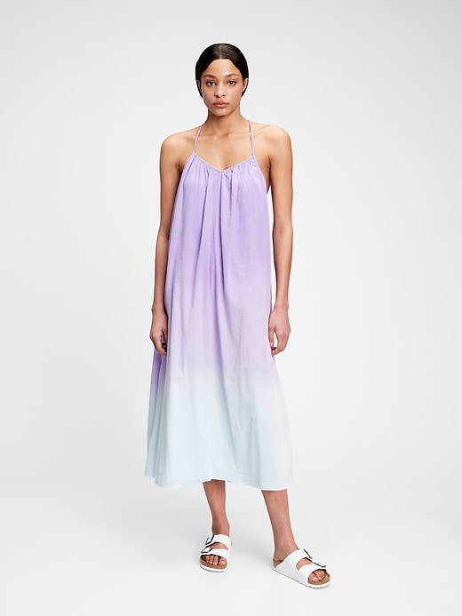 Stylish beach coverups for women: This ombre tie-back dress at Gap is breezy and comfortable.