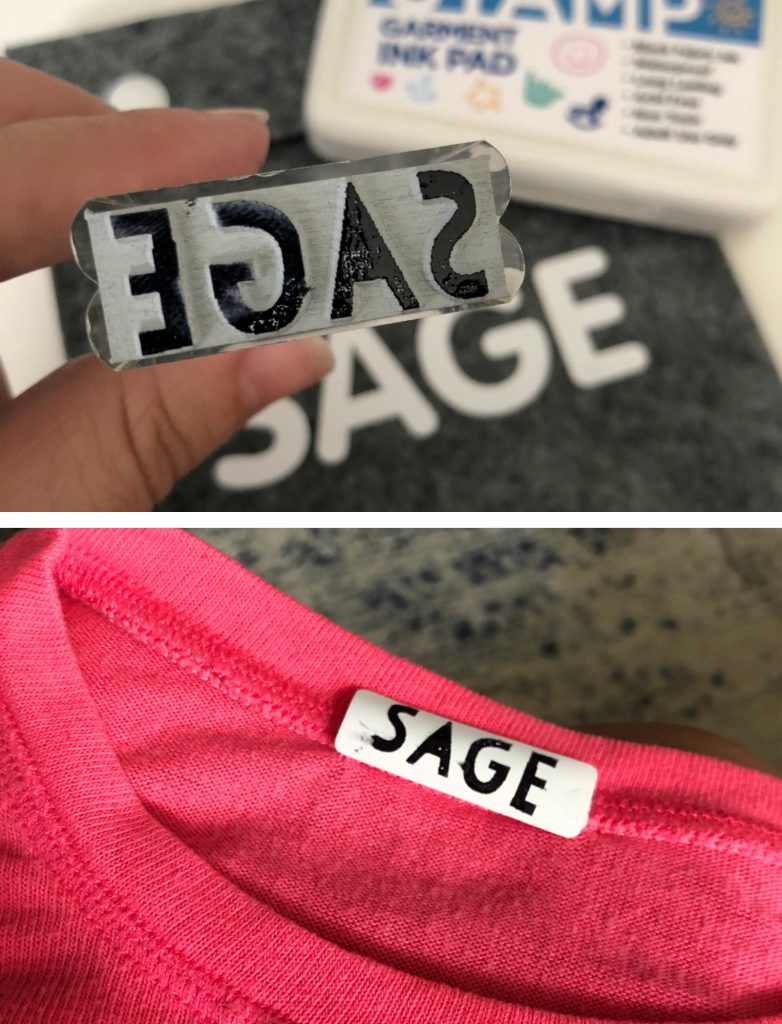 Personalized clothing stamp labels make back to school a little easier for all of us | stuck on you (sponsor)