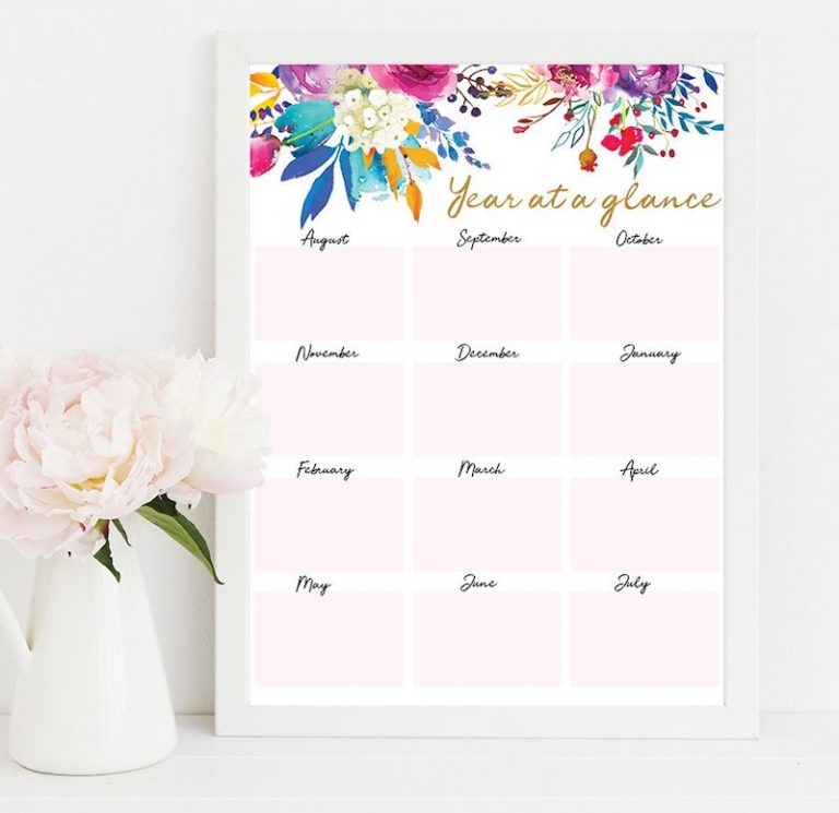 5 great printable academic calendars to keep your organized this school ...