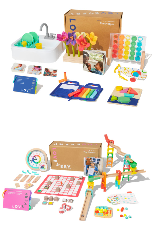 LovEvery Baby subscription play boxes by developmental stage: Here, ages 4-5