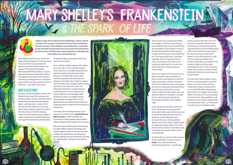 Aquila children's magazine: Mary Shelley