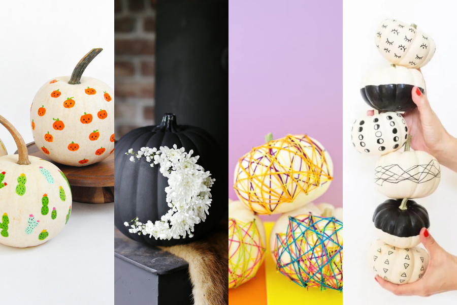 12 fantastic no-carve pumpkin ideas for kids of all ages.