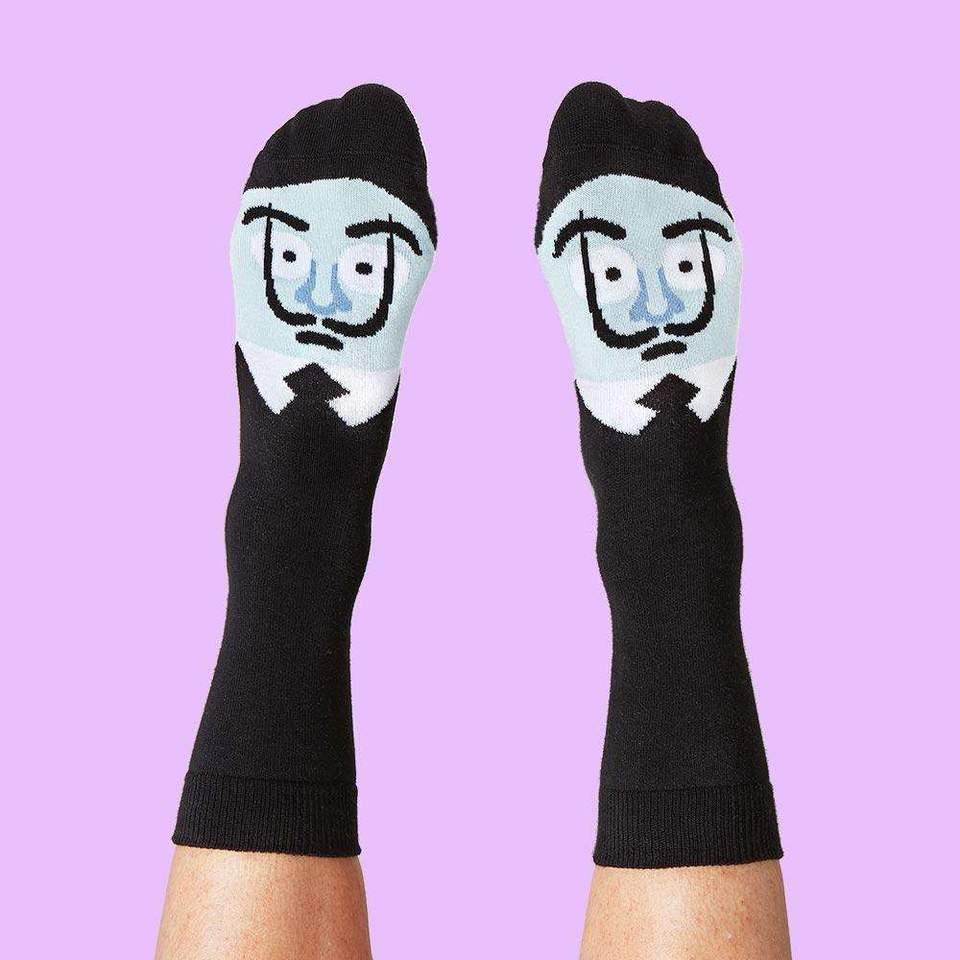 Chatty Feet's modern artist socks make us smile every time we take off our shoes!