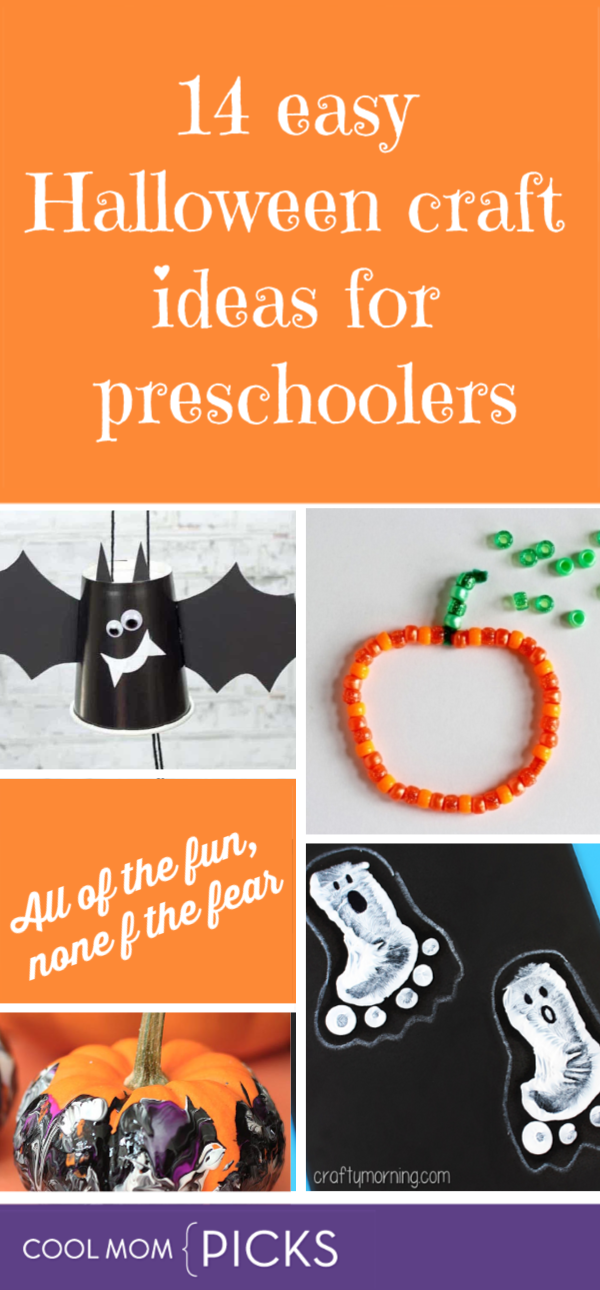 14 fun and easy Halloween crafts for preschoolers that they'll love!