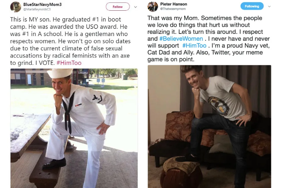 The viral tweets between a #himtoo mom and a #metoo son that captivated the internet. The whole story here | coolmompicks.com