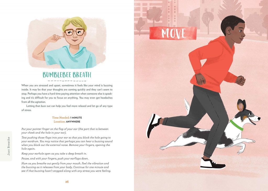 Children's books on mindfulness: Just Breathe by Mallik Chopra