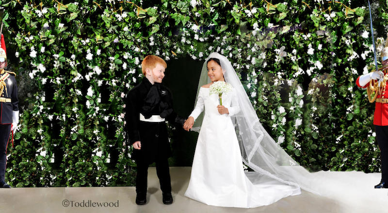 Pop culture Halloween costumes for kids: Harry and Meghan at Toddlewood 
