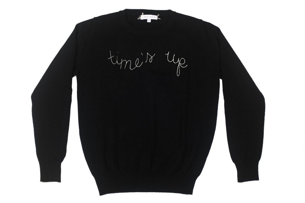Time's Up Lingua Franca Sweater supporting the Time's Up Legal Fund
