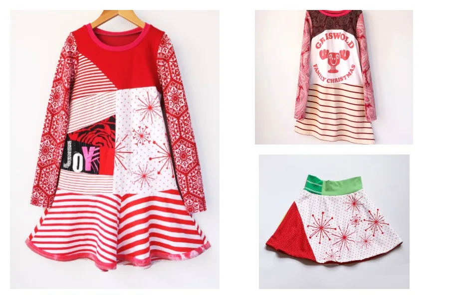 These funky handmade holiday dresses are perfect for girls who say no to frills and flounce