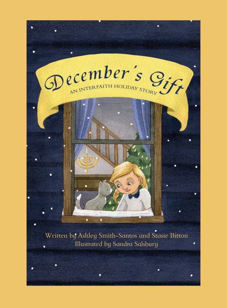 Books for kids who celebrate Christmas and Hanukkah: December's Gift by A. Smith-Santos and S. Bitton 