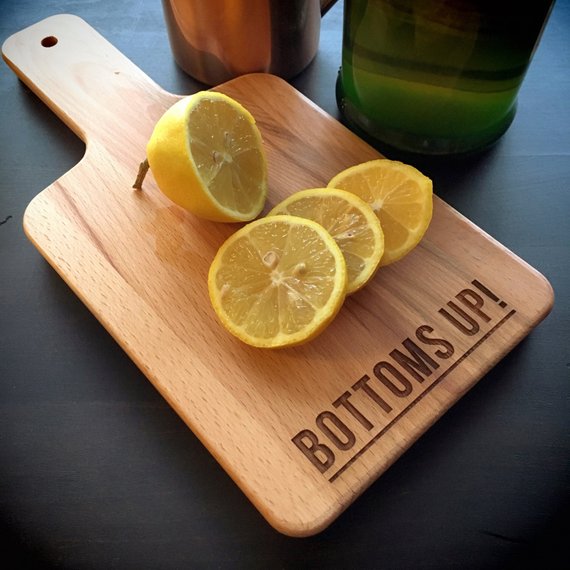 Cool affordable gifts under $15: Bottoms Up cocktail board