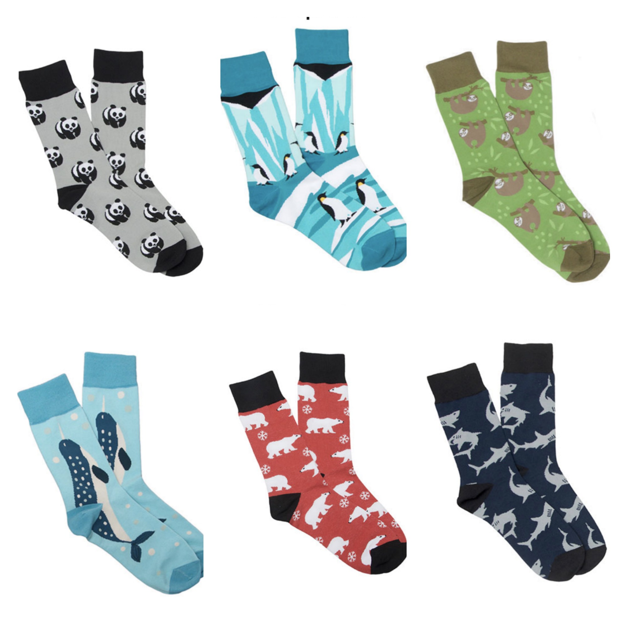 Meaningful gifts for kids: Bundle of socks supporting the WWF